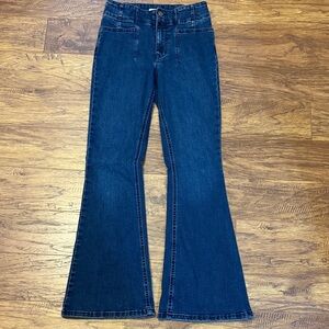 Maurices Dark Blue Flare Jeans